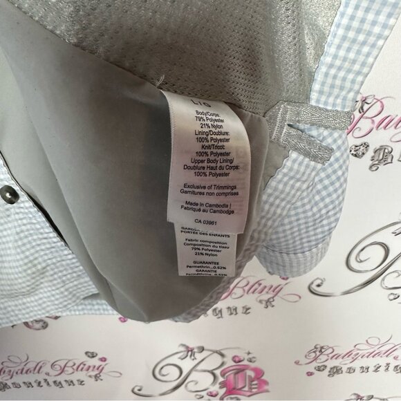 Windriver jacket mosquito repellent technology picnic pattern blue white plaid - Picture 6 of 7